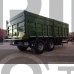 double axles agricultural rear tipping trailer