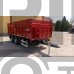 double axles agricultural rear tipping trailer