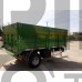 single axle agricultural rear tipping trailer