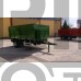 single axle agricultural rear tipping trailer