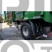 single axle agricultural rear tipping trailer