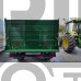 single axle agricultural rear tipping trailer