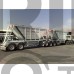 double bottom dump hopper grain trailer