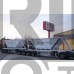 double bottom dump hopper grain trailer